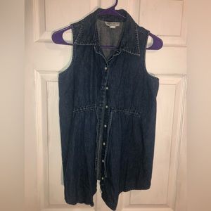COPY - Old Navy S maternity top, Denim lightweight, button down, waist tie,